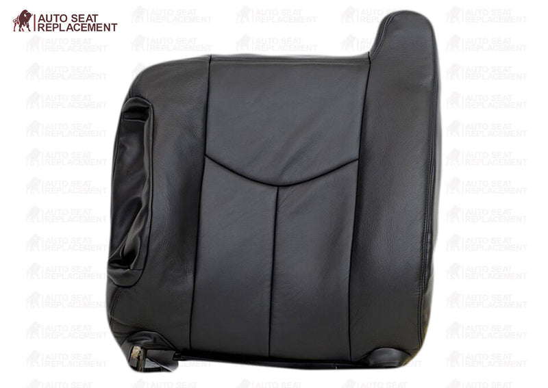 2003 2004 005 2006 Chevy Silverado Top-Lean back-Passenger Seat Cover Dark Gray- 2000 2001 2002 2003 2004 2005 2006- Leather- Vinyl- Seat Cover Replacement- Auto Seat Replacement