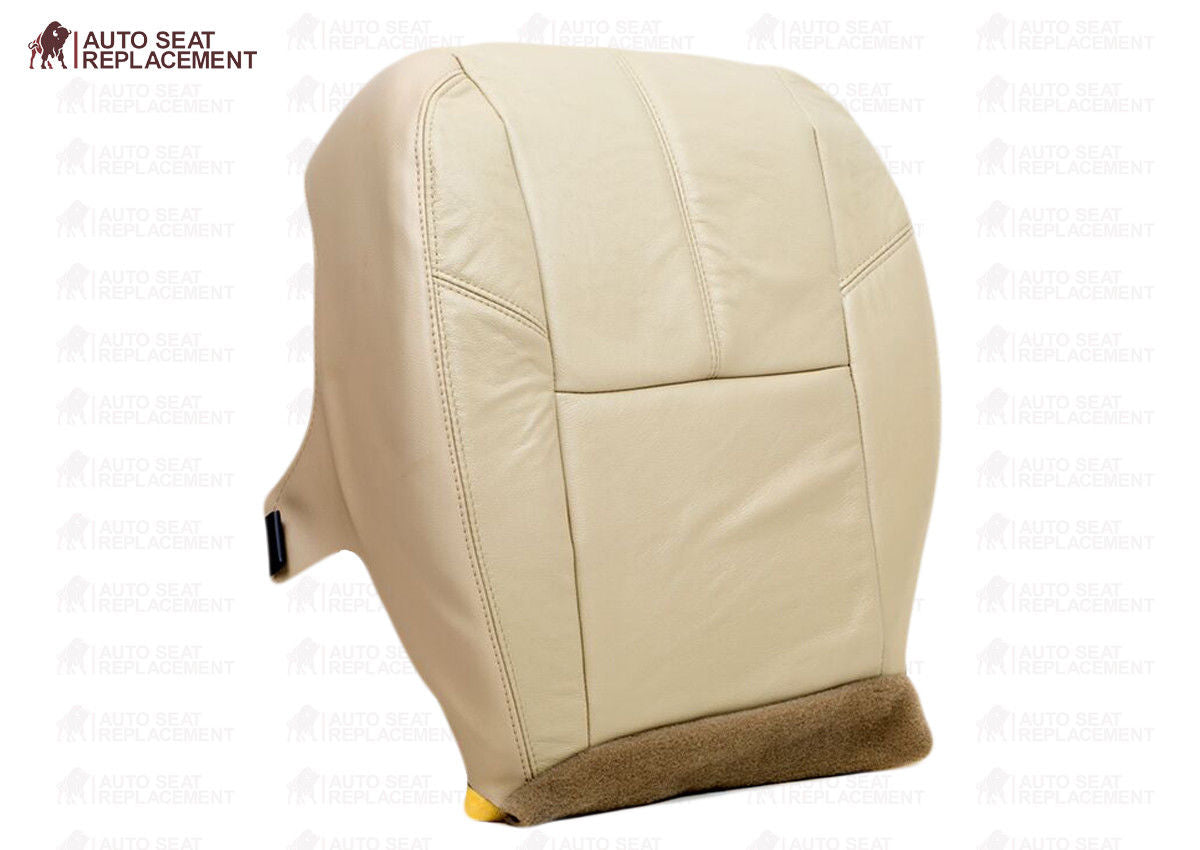 2007-2013 Chevy Silverado Front Bottom Leather Seat Cover - Driver Side - Heated & Power Seat Compatible