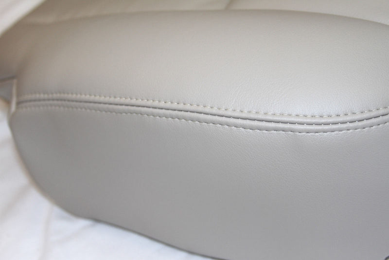 2003 to 2006 Chevy Tahoe Suburban Driver and passenger Bottom Seat Cover Tan#522- 2000 2001 2002 2003 2004 2005 2006- Leather- Vinyl- Seat Cover Replacement- Auto Seat Replacement