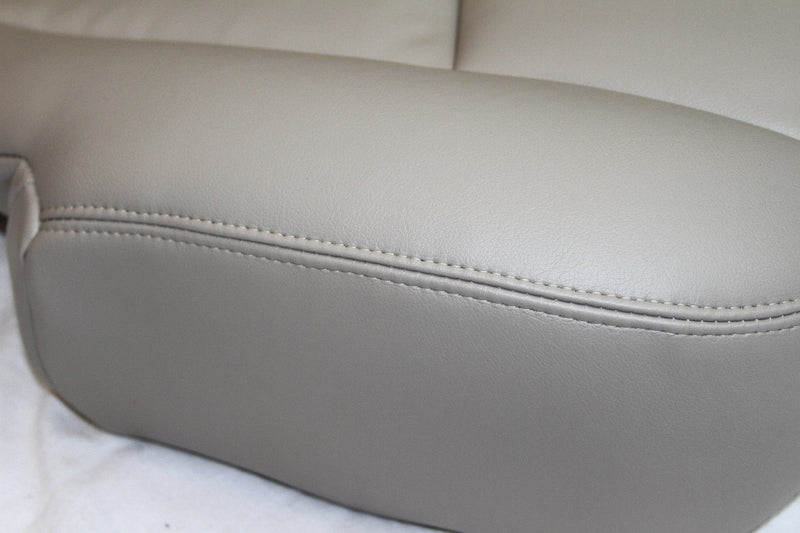 2003 2004 2005 2006 GMC Yukon Seat Cover Light Tan # 522 - Driver Bottom vinyl- 2000 2001 2002 2003 2004 2005 2006- Leather- Vinyl- Seat Cover Replacement- Auto Seat Replacement