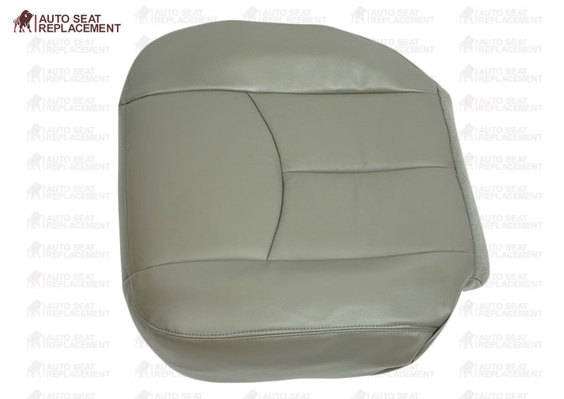 2003 To 2006 Chevy Tahoe Suburban Driver & Passenger Bottom Leather Seat Cover- 2000 2001 2002 2003 2004 2005 2006- Leather- Vinyl- Seat Cover Replacement- Auto Seat Replacement