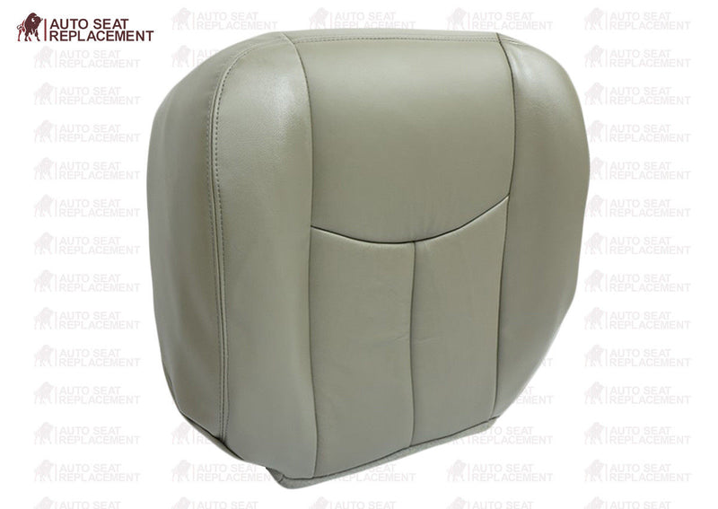 2003 To 2006 Chevy Tahoe Suburban Driver & Passenger Bottom Leather Seat Cover- 2000 2001 2002 2003 2004 2005 2006- Leather- Vinyl- Seat Cover Replacement- Auto Seat Replacement