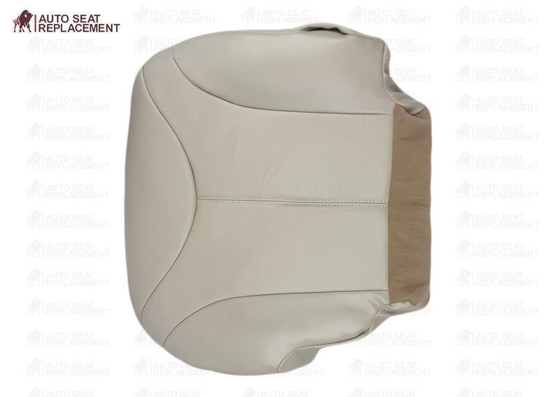 2000 2001 2002 GMC Yukon XL 1500 2500 SLT SLE Passenger Bottom Seat Cover Tan- 2000 2001 2002 2003 2004 2005 2006- Leather- Vinyl- Seat Cover Replacement- Auto Seat Replacement