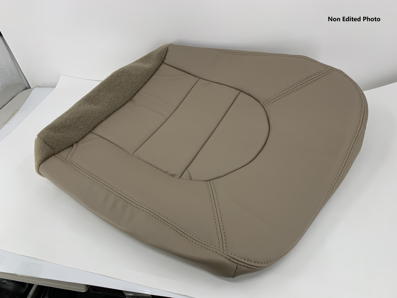 For 2000 Ford F250 F350 Lariat Super Duty Replacement Seat Cover In Tan- 2000 2001 2002 2003 2004 2005 2006- Leather- Vinyl- Seat Cover Replacement- Auto Seat Replacement