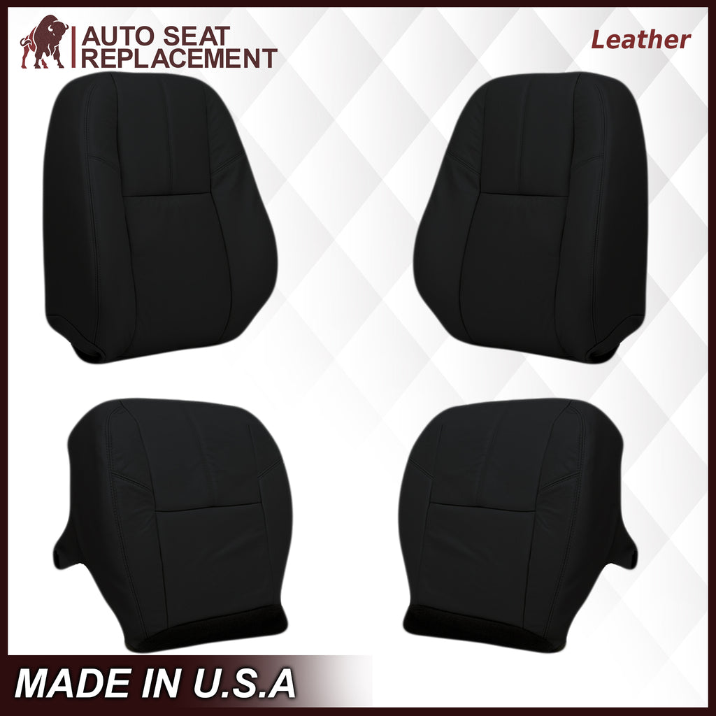 2007-2014 Chevy Tahoe/Suburban Seat Cover In Black: Choose From Variation- 2000 2001 2002 2003 2004 2005 2006- Leather- Vinyl- Seat Cover Replacement- Auto Seat Replacement