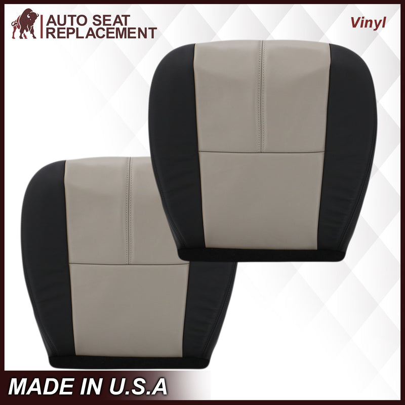 2007-2014 Chevy Silverado Seat Cover In 2tone Gray/Black: Choose From Variation- 2000 2001 2002 2003 2004 2005 2006- Leather- Vinyl- Seat Cover Replacement- Auto Seat Replacement