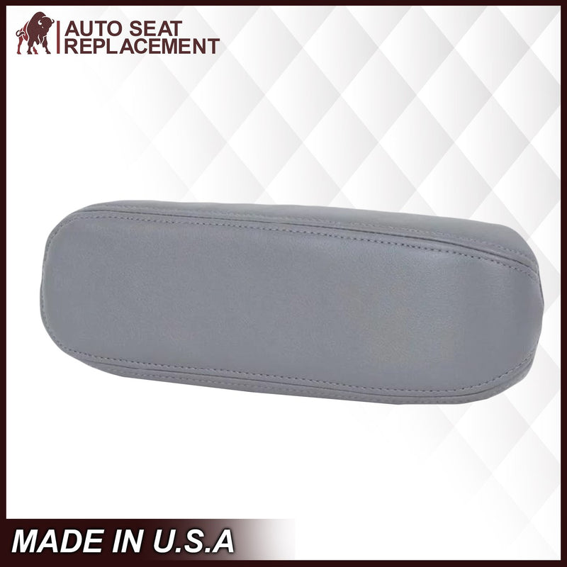 2001 Ford F250 F350 Lariat Perforated Seat Cover in Gray: Choose Leather or Vinyl - Auto Seat Replacement