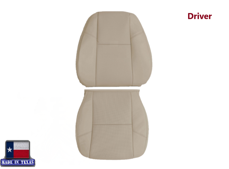 2009-2014 Cadillac Escalade Perforated Seat Cover in Light Cashmere Tan: Choose From Variation - Auto Seat Replacement