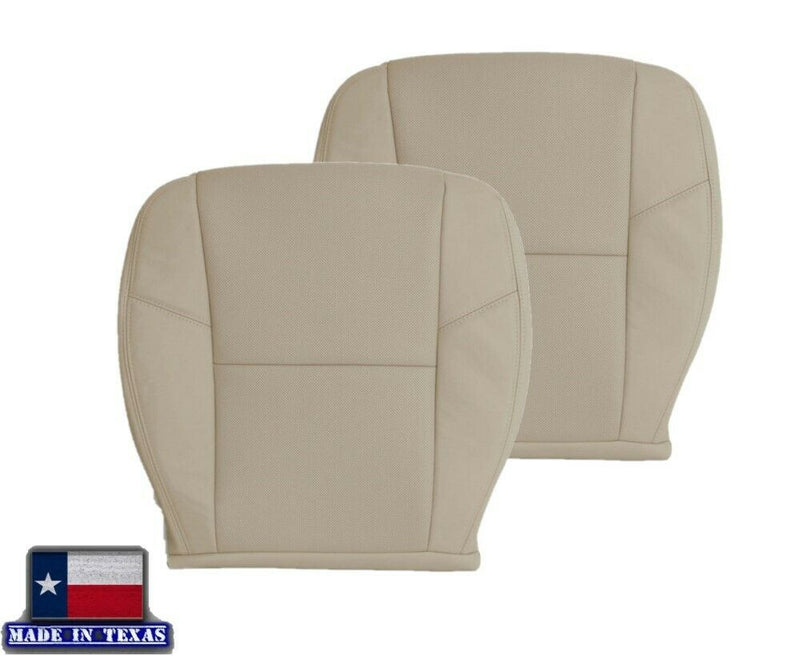 2009-2014 Cadillac Escalade Perforated Seat Cover in Light Cashmere Tan: Choose From Variation - Auto Seat Replacement