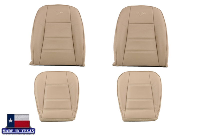 1999-2004 Ford Mustang V6 Seat Cover in Parchment Tan: Choose From Variation