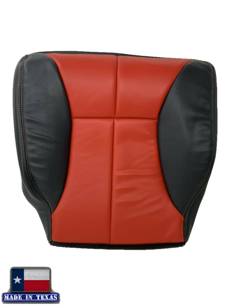 1998-2002 Dodge Ram 1500 2500 3500 in CUSTOM Agate Dark Gray & Red (Red Stitching): Choose From Variation - Auto Seat Replacement