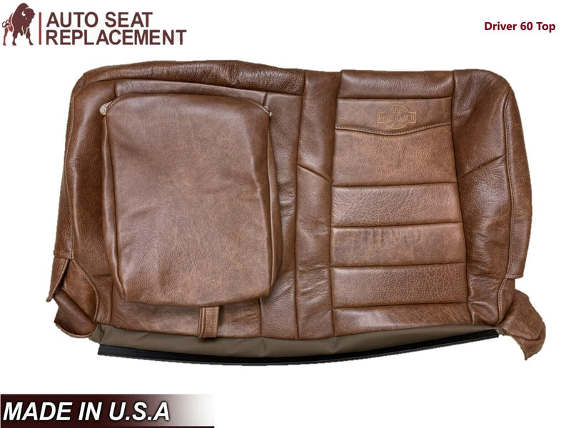 2002-2007 FORD F250 F350 KING RANCH REPLACEMENT GENUINE LEATHER SECOND (2nd) ROW SEAT COVERS - Auto Seat Replacement