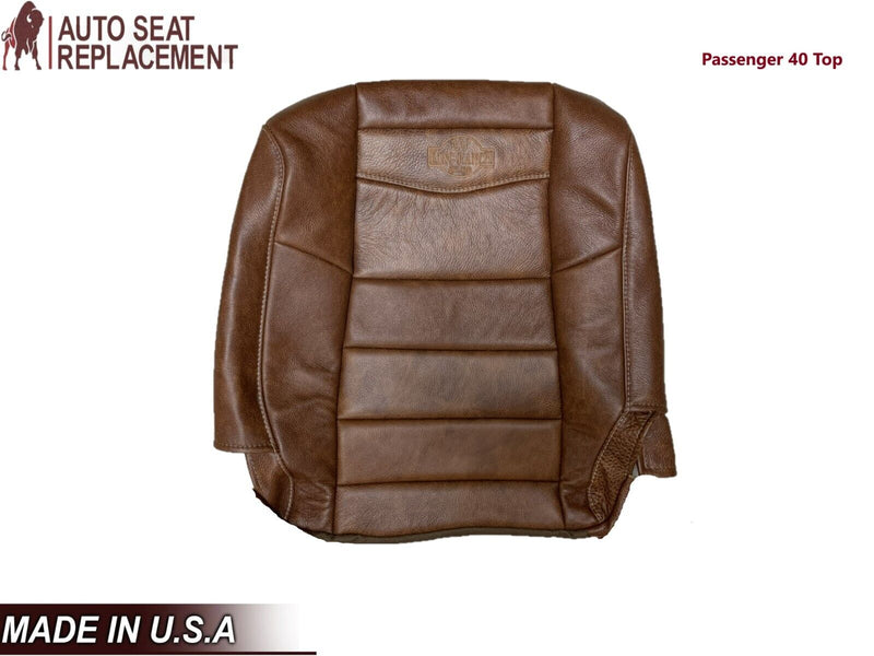 2002-2007 FORD F250 F350 KING RANCH REPLACEMENT GENUINE LEATHER SECOND (2nd) ROW SEAT COVERS - Auto Seat Replacement