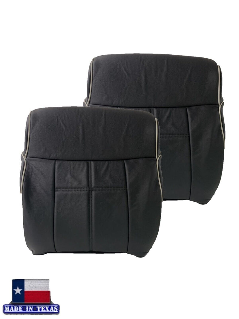 2006 2007 2008 Lincoln Mark LT Front Replacement Seat Covers in Black - Auto Seat Replacement