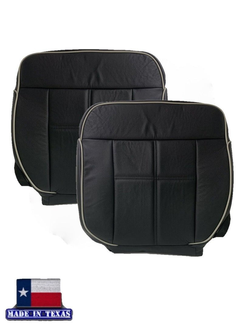2006 2007 2008 Lincoln Mark LT Front Replacement Seat Covers in Black - Auto Seat Replacement