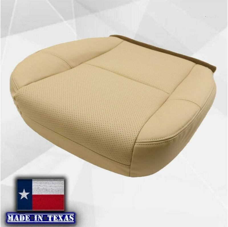 2007-2008 Cadillac Escalade Perforated Seat Cover in VERY Light Cashmere Tan: Choose From Variation - Auto Seat Replacement