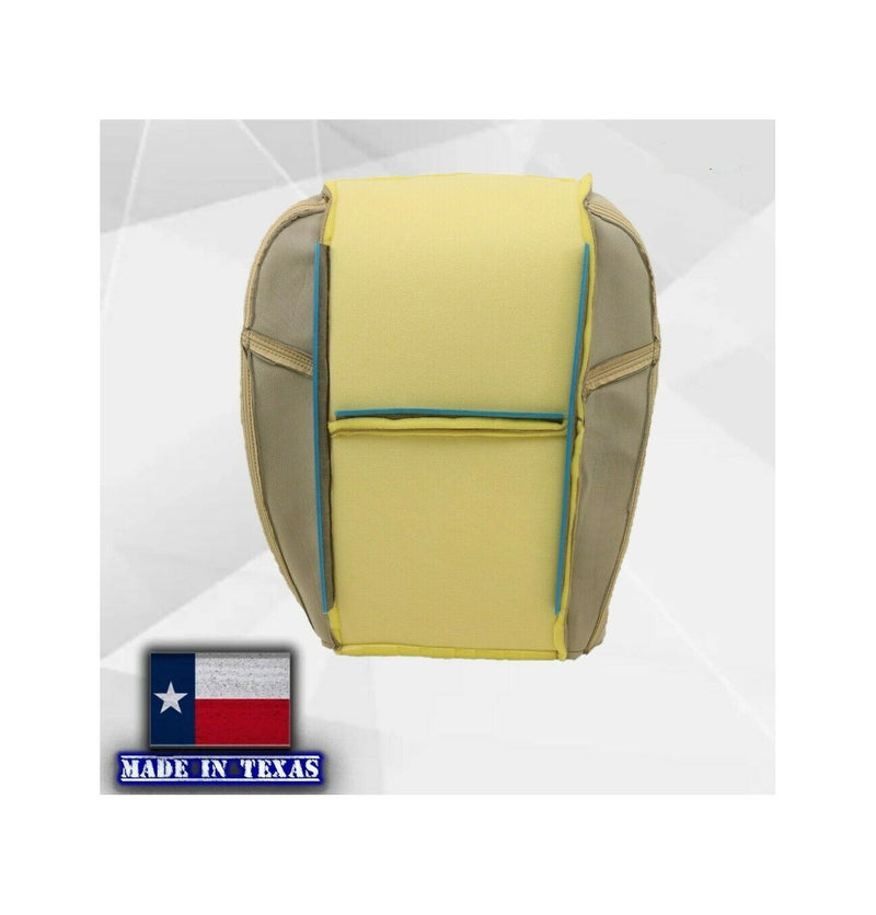 2007-2008 Cadillac Escalade Perforated Seat Cover in VERY Light Cashmere Tan: Choose From Variation - Auto Seat Replacement