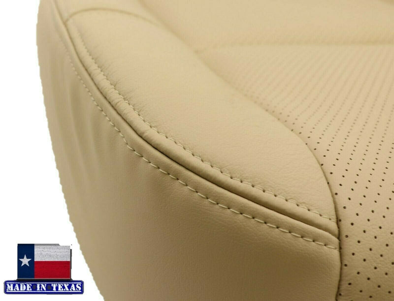 2007-2008 Cadillac Escalade Perforated Seat Cover in VERY Light Cashmere Tan: Choose From Variation - Auto Seat Replacement