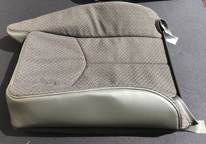 2003 2004 2005 2006 2007 Chevy Silverado Driver and Passenger Cloth Seat Cover in Dark Gray - Auto Seat Replacement