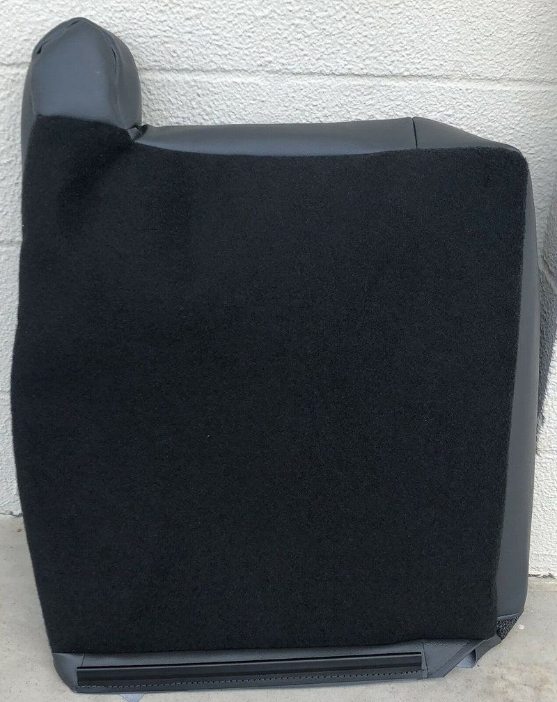 2003 2004 2005 2006 2007 Chevy Silverado Driver and Passenger Cloth Seat Cover in Dark Gray - Auto Seat Replacement