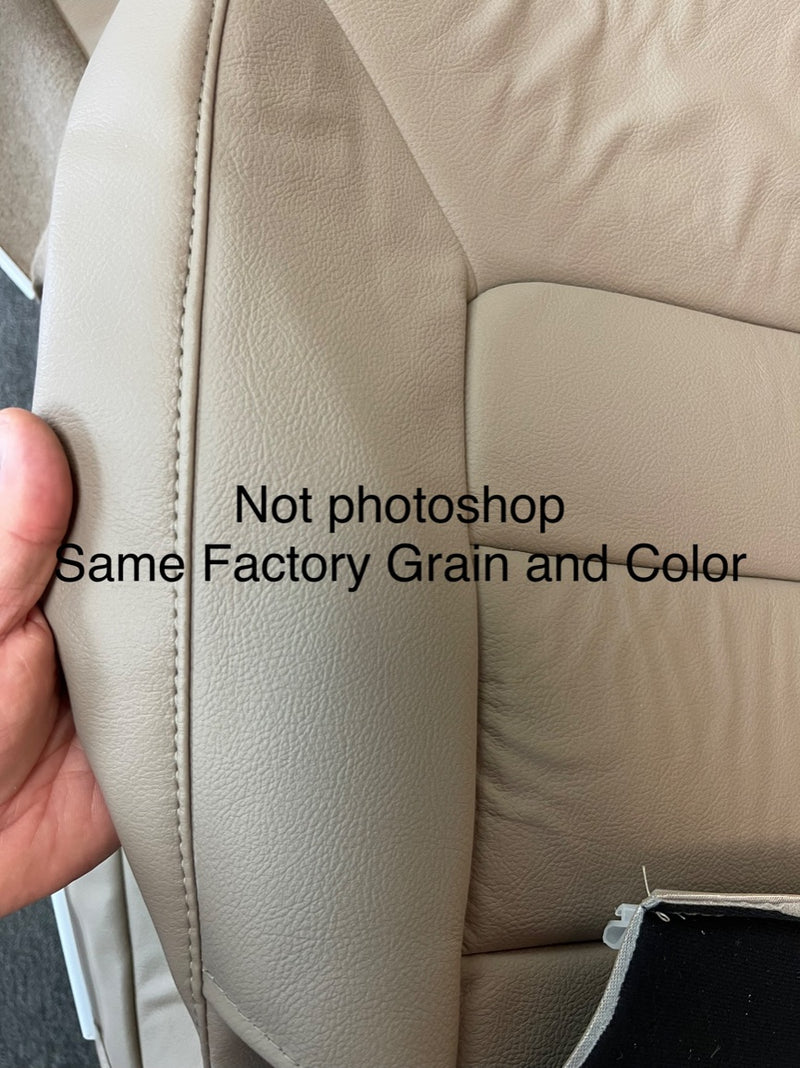 2003 2004  Ford Expedition XLT Replacement Seat Cover in Tan: Choose Leather OR Vinyl - Auto Seat Replacement