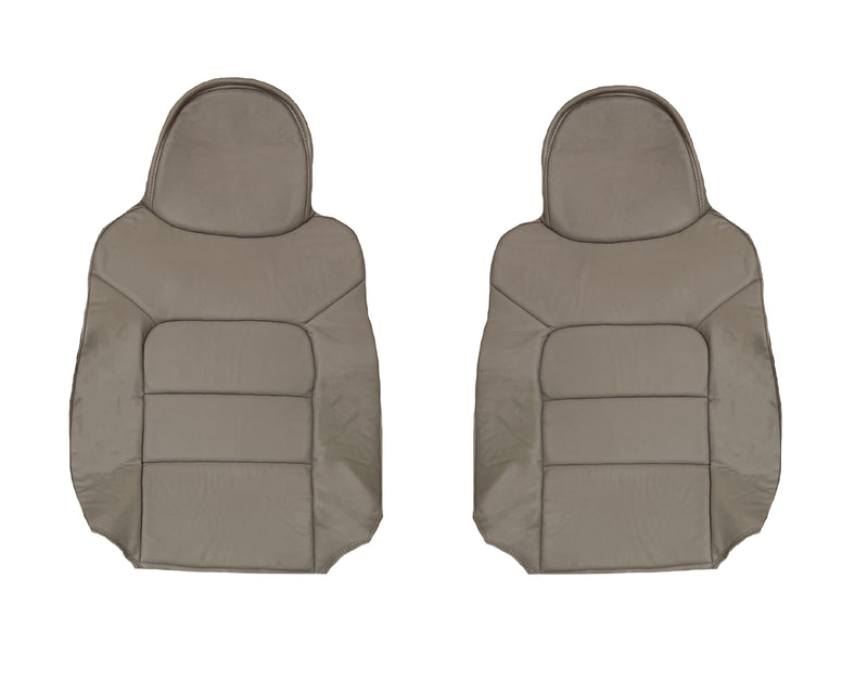2003 2004  Ford Expedition XLT Replacement Seat Cover in Tan: Choose Leather OR Vinyl - Auto Seat Replacement
