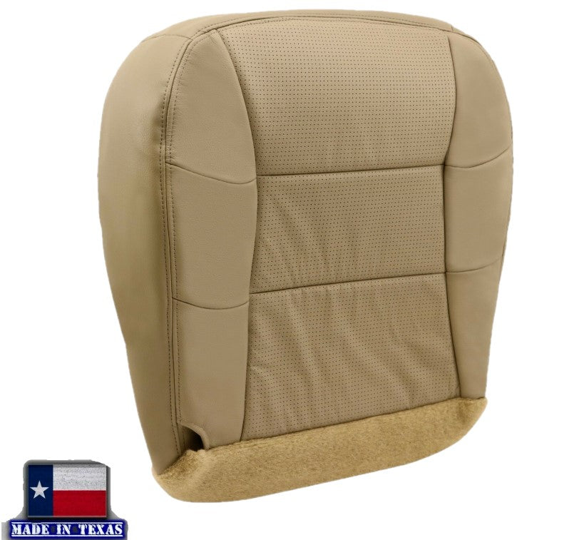 2000 2001 2002 Lincoln Navigator PERFORATED Seat Cover Replacement in Medium Parchment Tan: Choose Leather or Vinyl - Auto Seat Replacement