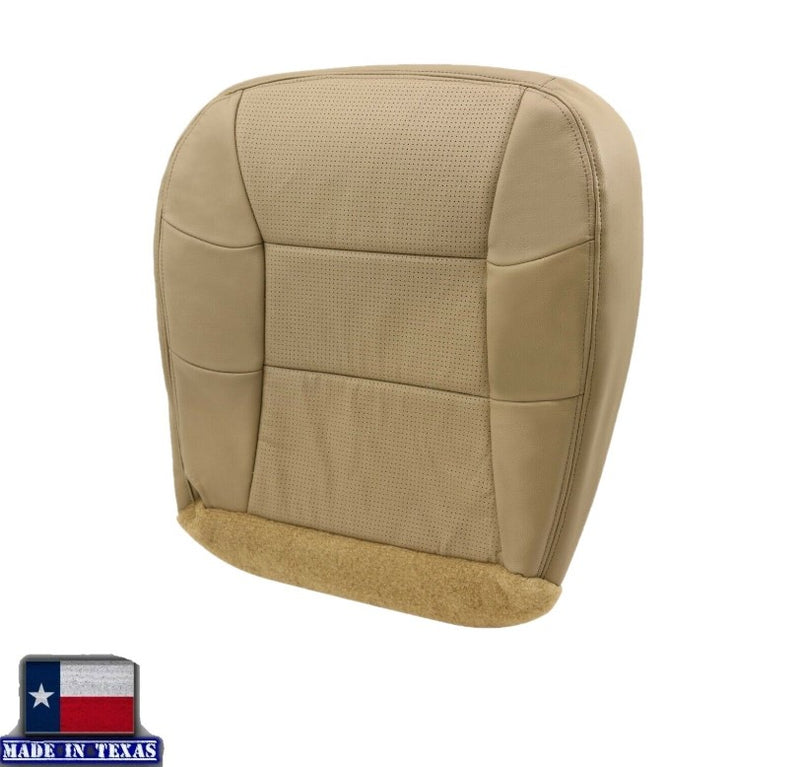 2000 2001 2002 Lincoln Navigator PERFORATED Seat Cover Replacement in Medium Parchment Tan: Choose Leather or Vinyl - Auto Seat Replacement