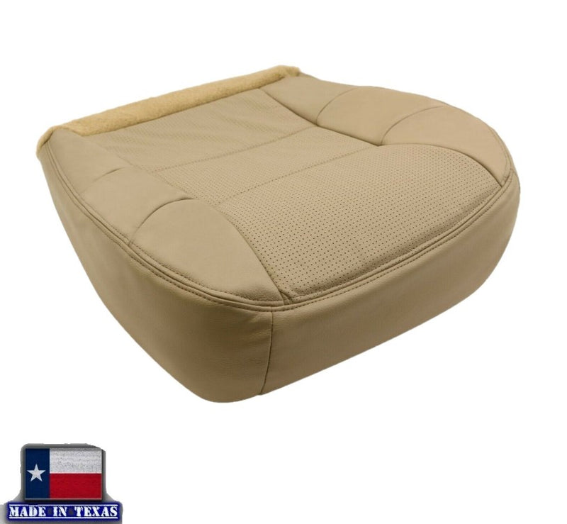2000 2001 2002 Lincoln Navigator PERFORATED Seat Cover Replacement in Medium Parchment Tan: Choose Leather or Vinyl - Auto Seat Replacement