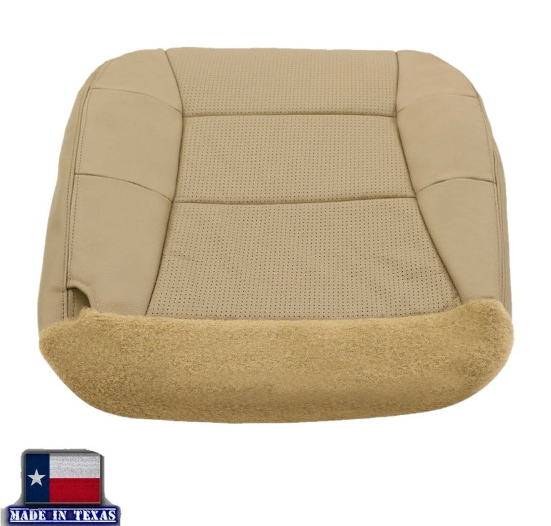 2000 2001 2002 Lincoln Navigator PERFORATED Seat Cover Replacement in Medium Parchment Tan: Choose Leather or Vinyl - Auto Seat Replacement