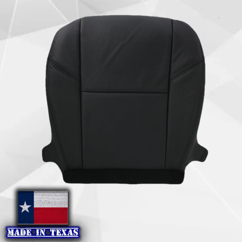 2009-2013 Chevy Avalanche LTZ Genuine Leather Perforated Seat Covers in Black: Choose From Variation - Auto Seat Replacement