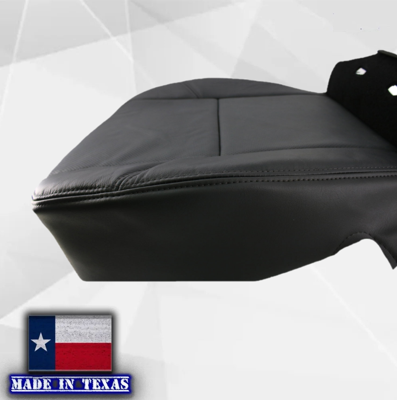 2009-2013 Chevy Avalanche LTZ Genuine Leather Perforated Seat Covers in Black: Choose From Variation - Auto Seat Replacement