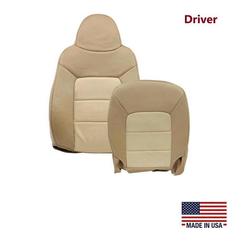 2003 2004 2005 2006 Ford Expedition Eddie Bauer Replacement Seat Cover in 2 Tone Tan - Auto Seat Replacement