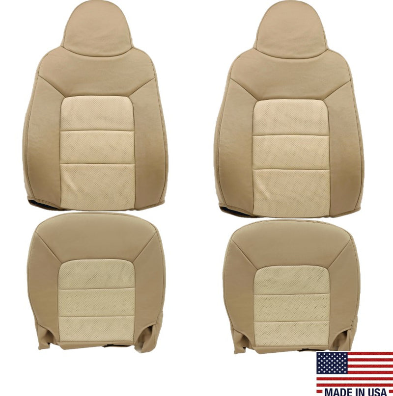 2003 2004 2005 2006 Ford Expedition Eddie Bauer Replacement Seat Cover in 2 Tone Tan - Auto Seat Replacement