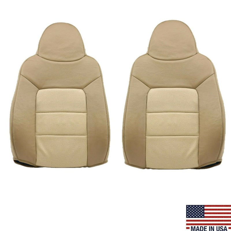 2003 2004 2005 2006 Ford Expedition Eddie Bauer Replacement Seat Cover in 2 Tone Tan - Auto Seat Replacement