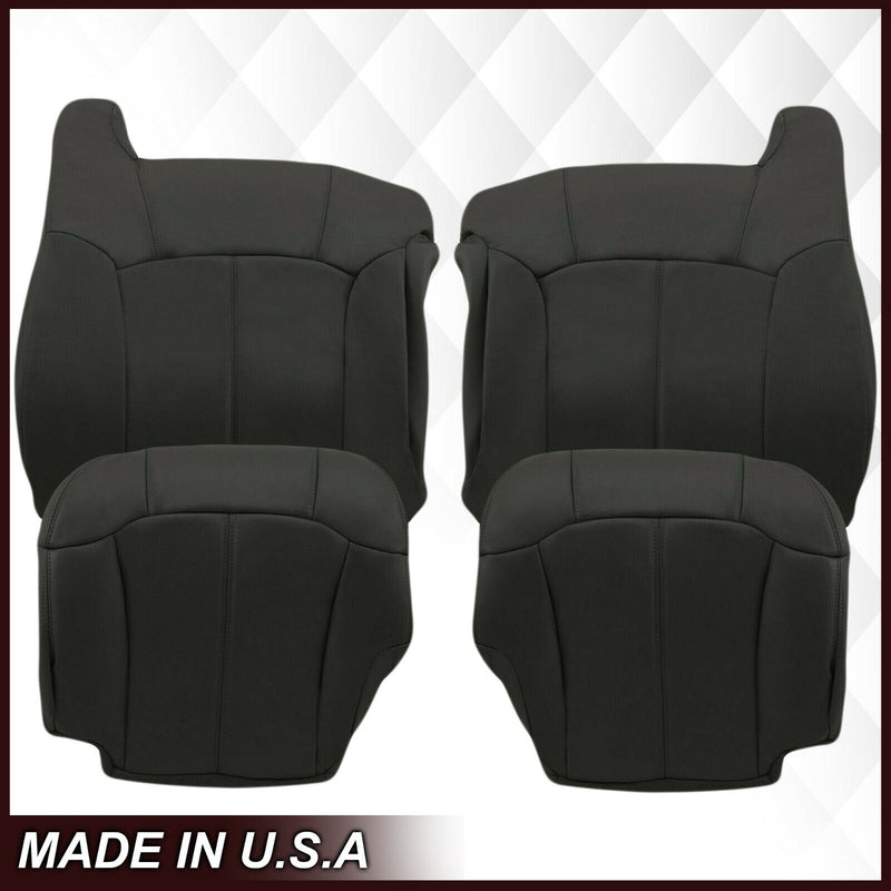 1999-2002 GMC Sierra Seat Cover in Dark Gray: Choose From Variations - Auto Seat Replacement