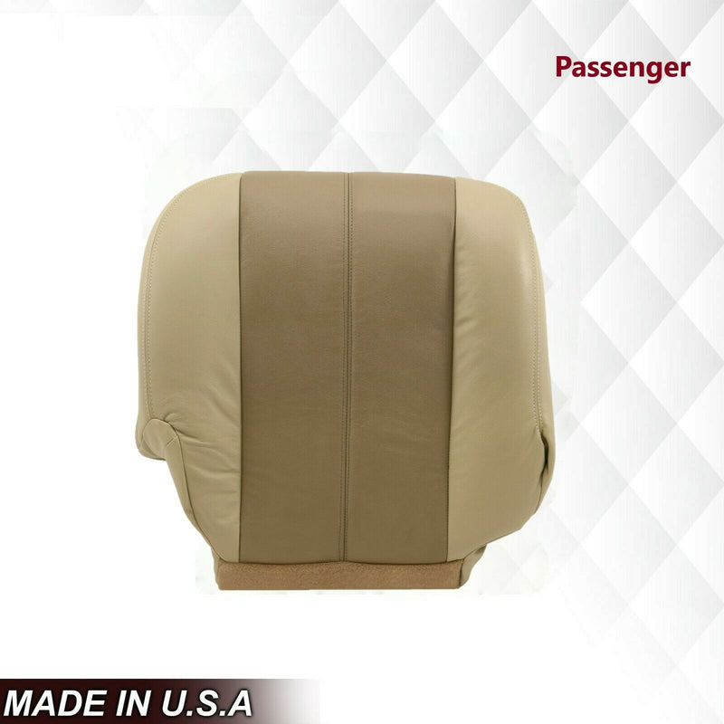 2001 2002 GMC Yukon Denali XL SLT SLE Leather Replacement Seat Cover 2 tone Tan: Choose From Variations - Auto Seat Replacement