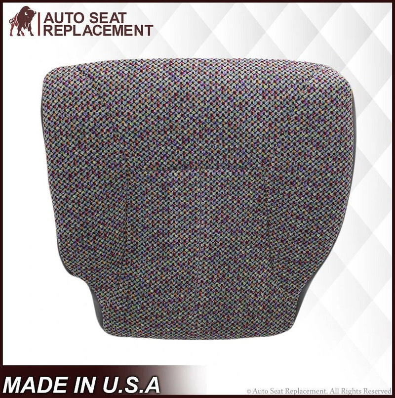 1998-2002 Dodge Ram Driver Bottom Cloth Seat Cover Dark Gray SINGLE CAB ONLY - Auto Seat Replacement