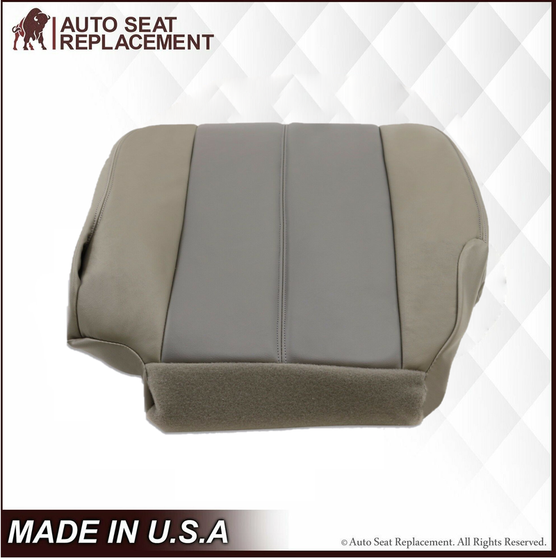 2001 2002 GMC Yukon Denali XL SLT SLE Leather Replacement Seat Cover 2 Tone Gray: Choose From Variation - Auto Seat Replacement