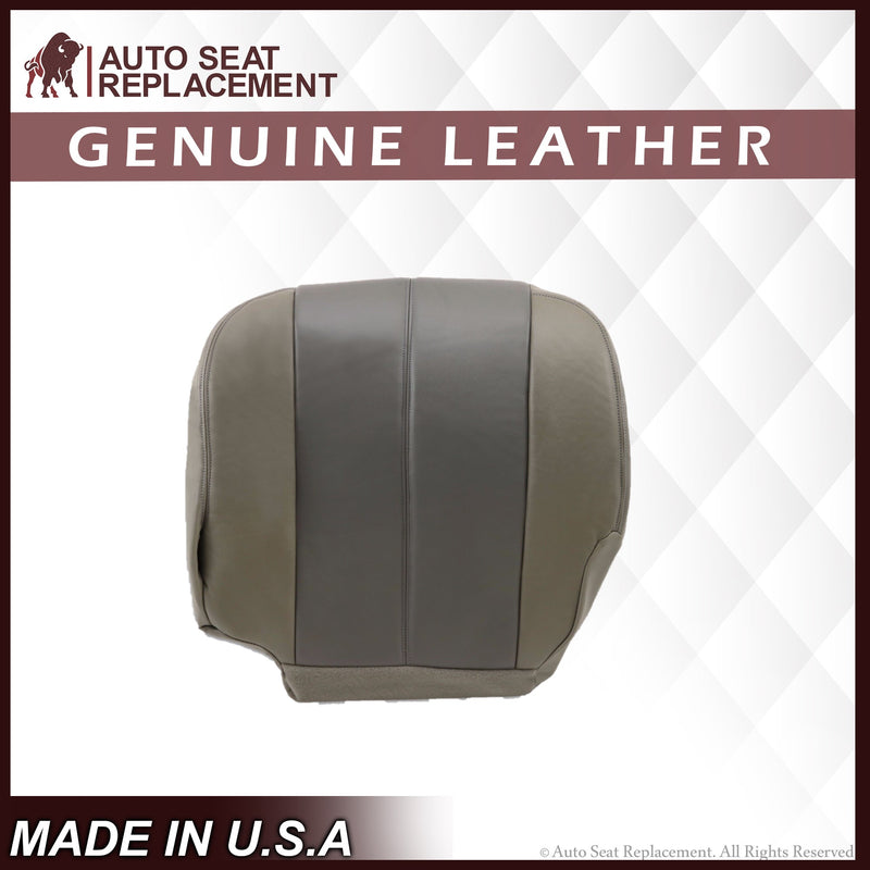 2001 2002 GMC Yukon Denali XL SLT SLE Leather Replacement Seat Cover 2 Tone Gray: Choose From Variation - Auto Seat Replacement