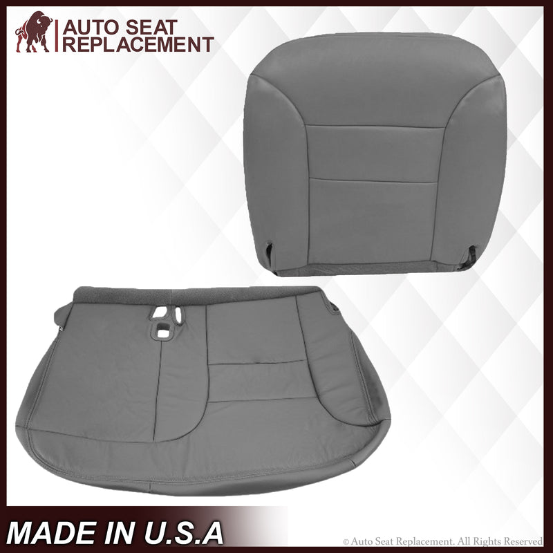 1995-1999 Chevy Tahoe/Suburban/Silverado Seat Cover in Gray (60/40 Bench Bottoms): Choose your options - Auto Seat Replacement