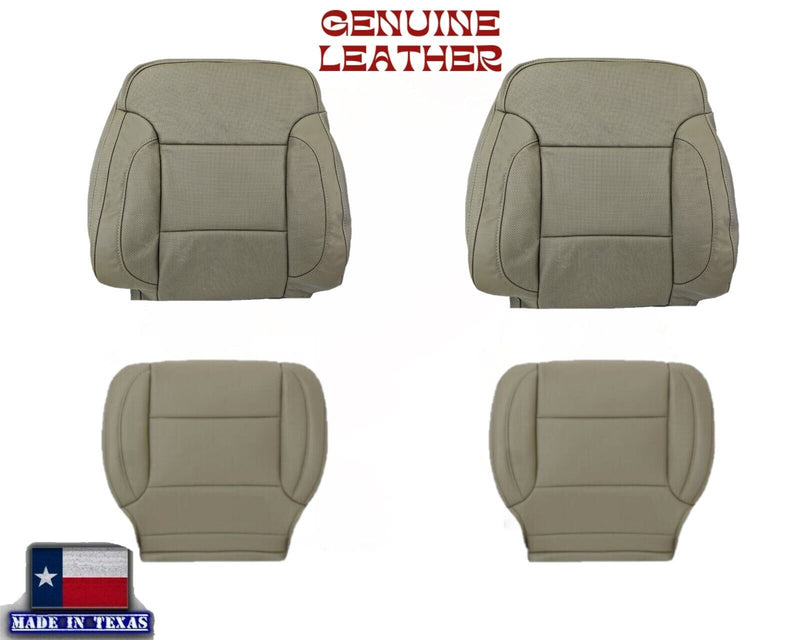 2014 2015 2016 2017 2018 2019 Chevy Silverado Perforated Replacement Seat Covers in Tan (Perforated) - Auto Seat Replacement