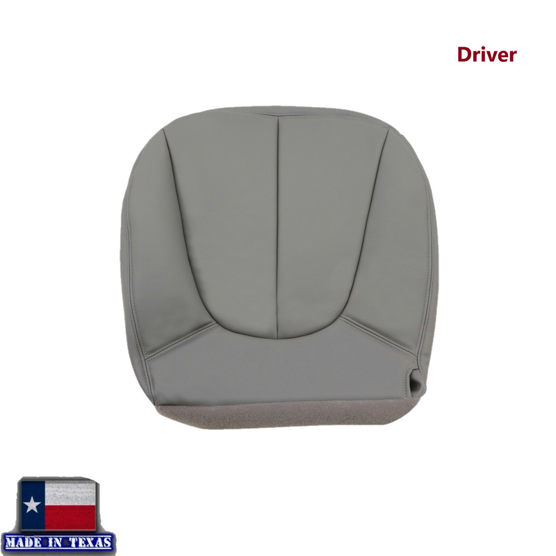 1997 1998 1999 2001 2002 Ford Expedition XLT Eddie Bauer LEATHER Seat Cover Gray - Auto Seat Replacement