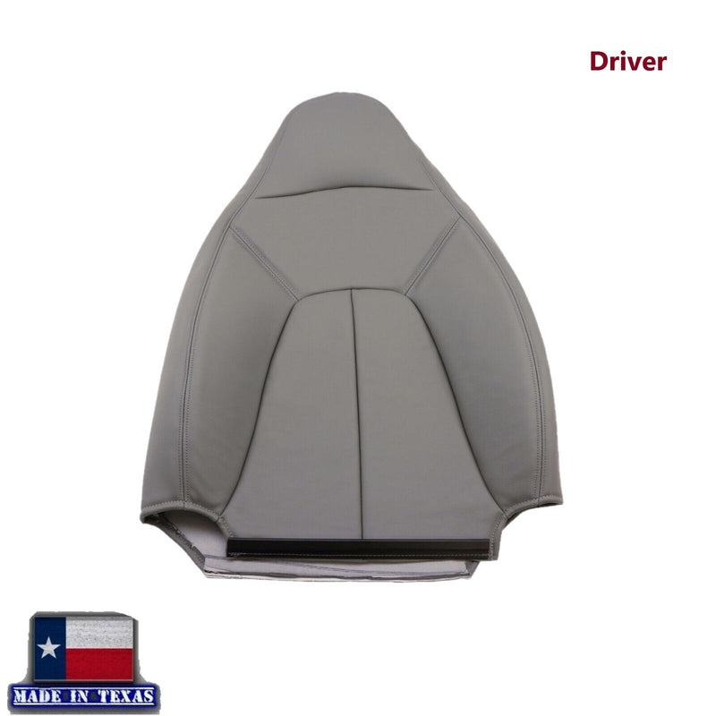 1997 1998 1999 2001 2002 Ford Expedition XLT Eddie Bauer LEATHER Seat Cover Gray - Auto Seat Replacement