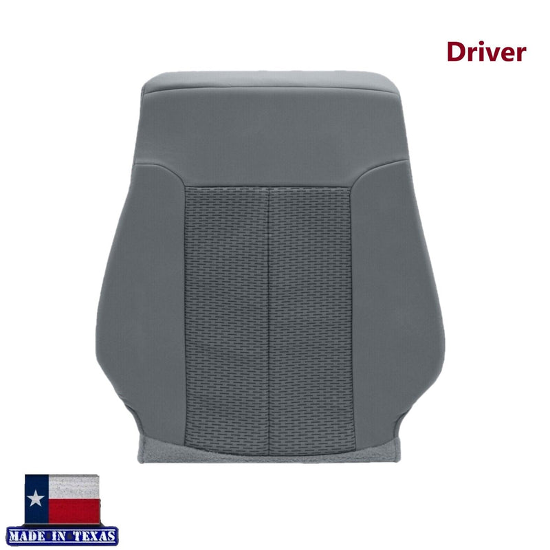 2011 - 2016 Ford F250 F350 XLT Super Duty Gray Cloth Replacement Front Seat Covers - Auto Seat Replacement