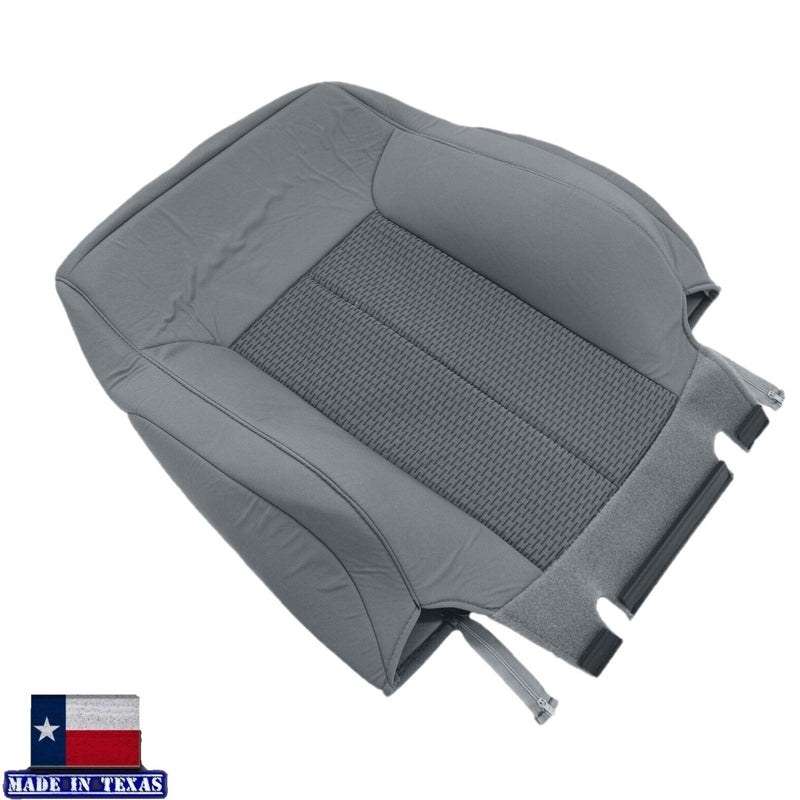 2011 - 2016 Ford F250 F350 XLT Super Duty Gray Cloth Replacement Front Seat Covers - Auto Seat Replacement