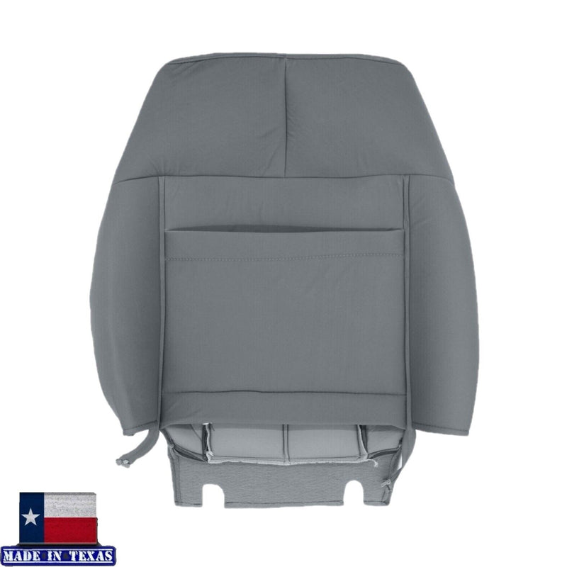 2011 - 2016 Ford F250 F350 XLT Super Duty Gray Cloth Replacement Front Seat Covers - Auto Seat Replacement
