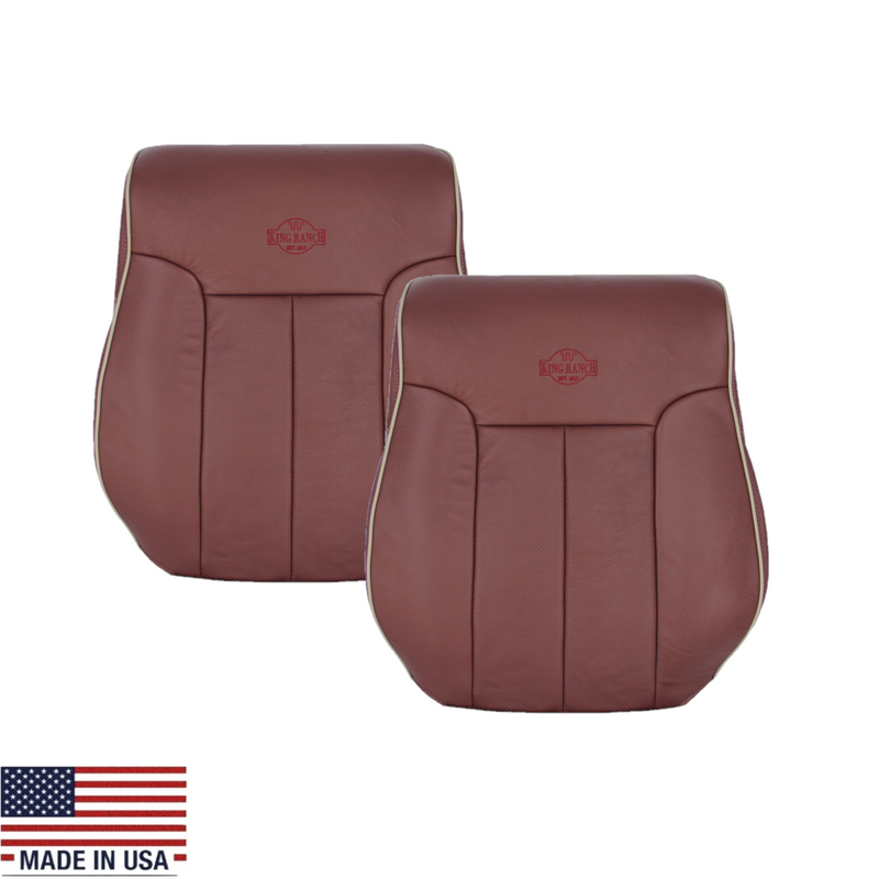 2011-2016 Ford F-250 F-350 F-450 Lariat Seat Cover Replacement in KING RANCH LEATHER: Choose From Variants - Auto Seat Replacement