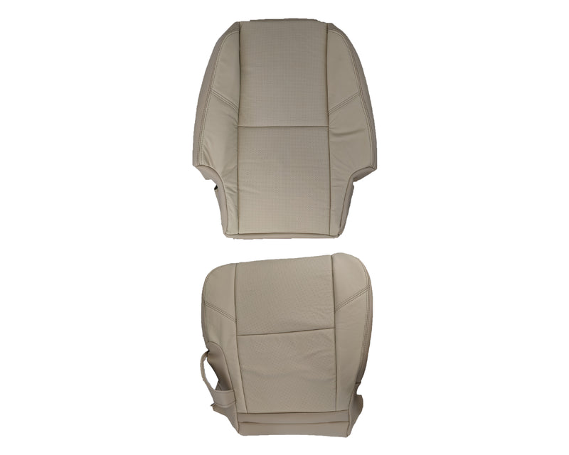 2007-2008 Cadillac Escalade Perforated Second Row Seat Cover in VERY Light Cashmere Tan: Choose From Variation - Auto Seat Replacement