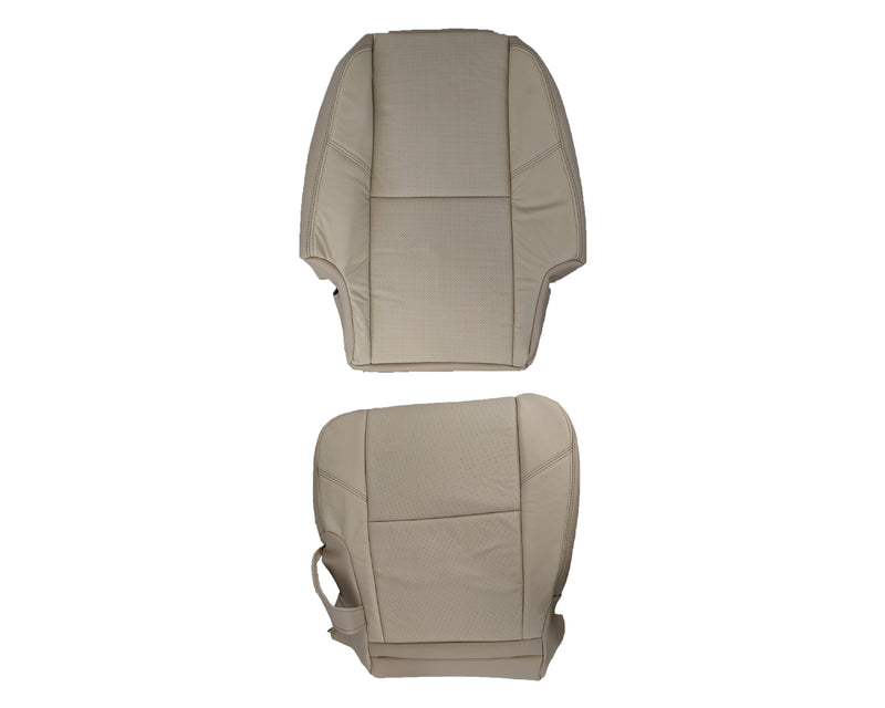 2009 - 2014  Cadillac Escalade Second Row Seat Cover in Light Cashmere Tan (PERFORATED) - Auto Seat Replacement
